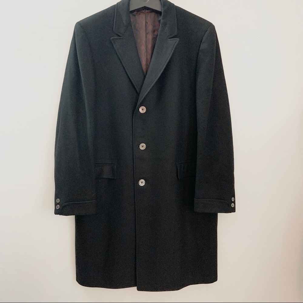 Vtg 1960s Barron Anderson Wool Overcoat